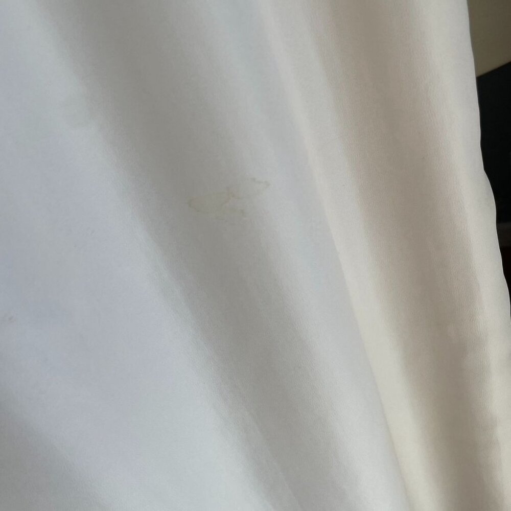 Vintage Christian Dior Long Sleeveless Nightgown Lace Eyelet Details Size S - Picture 8 of 8